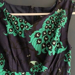 NWT ModCloth Peacock Dress